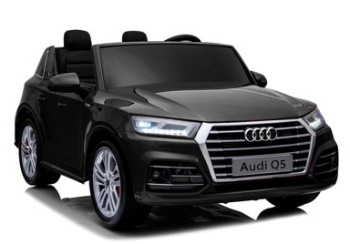 Licencirani auto na akumulator Audi Q5 4x4- dvosjed - crni/lakirani