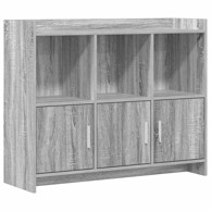 Krevet, 98,5 x 33 x 80 cm, konstruirano drvo, siva sonoma