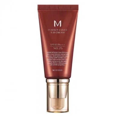 MISSHA BB krema M Perfect Cover BB Cream SPF42/PA++ 25 Warm Beige 50 ml