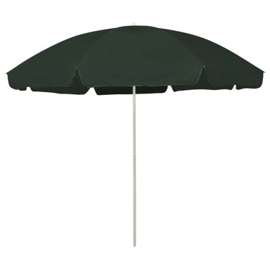 Suncobran za plažu 300 cm, zeleni