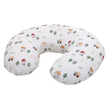 BUBABA BY FREEON Jastuk za trudnicu i dojilju mali Farma 70 cm, bijeli