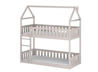 Drveni dječji krevet na kat Pola, 200 x 90 cm, kašmir