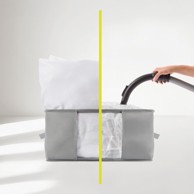 HOMÉA Vakuumska plastična kutija za pohranu odjeće 40x40x25 cm 