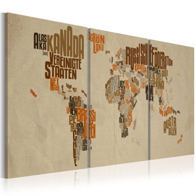 Slika Map of adventures 60x30