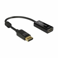 DELOCK Adapter DisplayPort na HDMI pasivni 4K 30Hz, duljina 20 cm