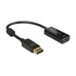 DELOCK Adapter DisplayPort na HDMI pasivni 4K 30Hz, duljina 20 cm