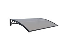 IWHOME Nadstrešnica za ulaz Artemis B-H 100x150 cm, prozirna