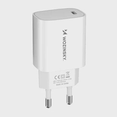 WOZINSKY Zidni punjač WGWCCW 20W USB-C, bijeli