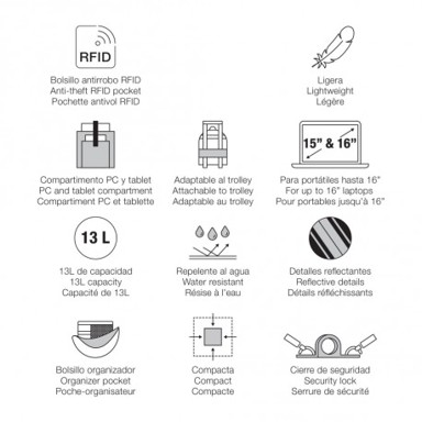 MIQUELRIUS Torba, MR16983, S, 32x43x5,5 cm, zelena