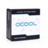 ALPHACOOL Kutni adapter 45° G1/4 AG na G1/4 IG, krom