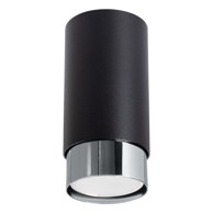 NICE LAMPS Crna/u srebrnoj boji stropna svjetiljka Crown