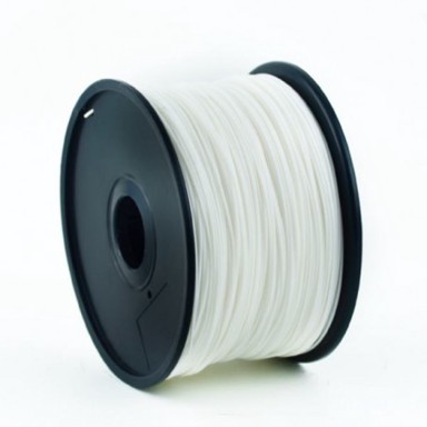 GEMBIRD filament za 3D printer, PLA, bijeli 1.75 mm, 1 kg
