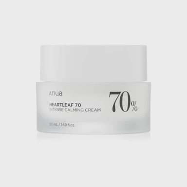 ANUA Umirujuća krema za lice Heartleaf 70% Intense Calming Cream 50 ml