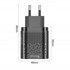 Zidni punjač LA16 s Quick Charge 3.0, USB i PD 20 W, crni