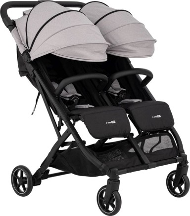 FREEON Skolica za blizance Active Twin, siva 