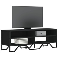 TV ormarić crni 122 x 34 x 41 cm od konstruiranog drva
