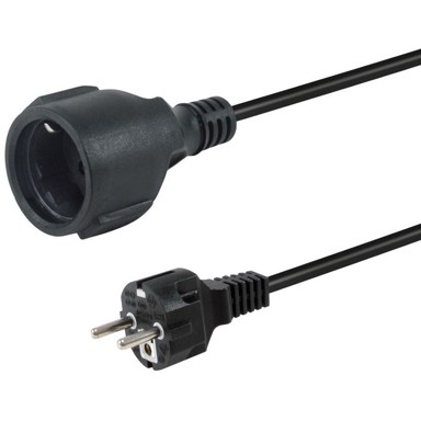 EQUIP Kabel Schuko na CEE7/3 5 m, crna