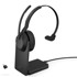 JABRA Slušalice Evolve2 55 UC, crne, Link380c, on-ear, Mono, USB, BT, stalak