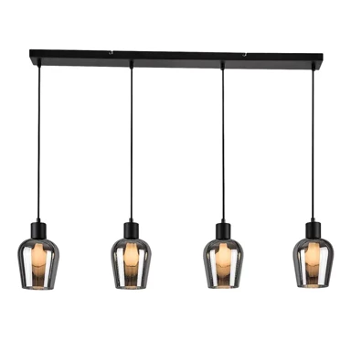RABLAUX Visilica Florian E27 4x max. 40 W, IP20 RA72271, mat crna