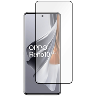 JUST IN CASE Kaljeno staklo za Oppo Reno 10 / Oppo Reno 10 Pro, preko cijelog zaslona