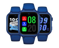 MANTA Dječji pametni sat Stelio Junior PRO AI 4G, GPS+WIFI+LBS lokacija, SOS tipka, tamnoplava