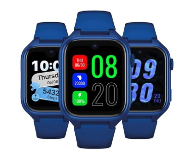 MANTA Dječji pametni sat Stelio Junior PRO AI 4G, GPS+WIFI+LBS lokacija, SOS tipka, tamnoplava