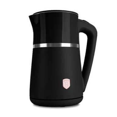 BERLINGERHAUS Električni čajnik BH-9861, 1,7 L, dvostruka stijenka, Black Rose kolekcija