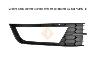 ISAM Maska branika Škoda Octavia 13-20, prednja desna, -17, sa maglenkom