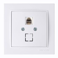 NILSON Priključnica RJ45, bijela