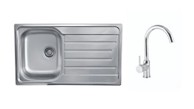 SINK SOLUTION Set sudoper i slavina Verona, inox