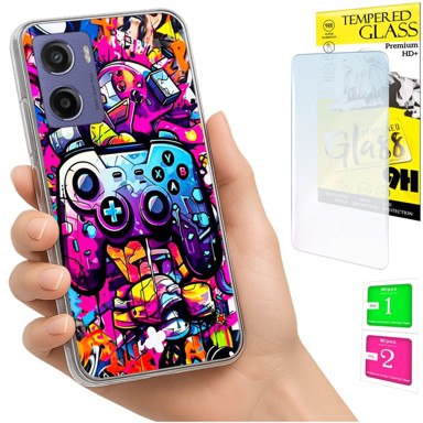 Maskica za Motorola Moto E15 / Moto G05, sa zaštitnim staklom 9H