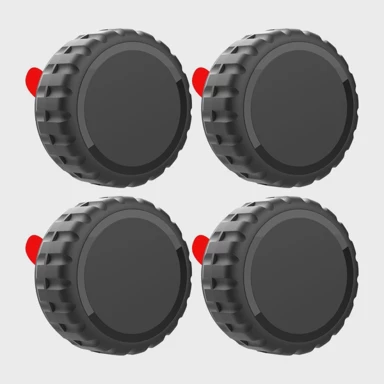 APPLE AirTag kućište, vodootporno, samoljepljivo, crna, 4 komada