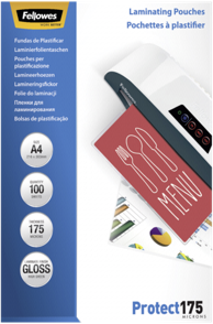 FELLOWES Folije za plastificiranje A4, 175 mikrona, sjajne, 100 kom