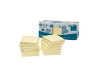 GLOBAL NOTES Samoljepljivi blok 75x75 mm 12x100 listova Nature žuti 5654-11