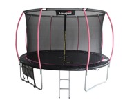 LEAN SPORT Trampolin, 487 cm, crno/rozi