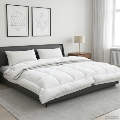Poplun od australske vune za 4 godišnja doba 220 x 260 cm, 200+300 g/m²