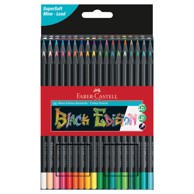 FABER-CASTELL Drvene boje 116436, trokutaste Black Edition, 36 boja, blister pakiranje