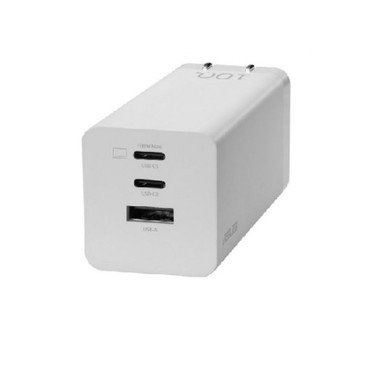 ASUS Kućni punjač AC100-02 GaN, 100W, 2x USB-C, USB-A, US/EU/UK, bijeli