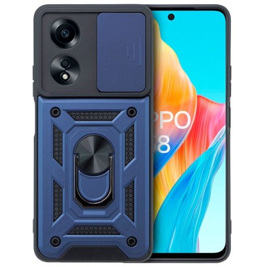 Oklopna futrola za Oppo A58 4G, CamShield Slide, plava