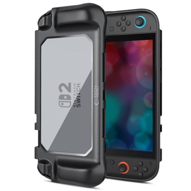 TECH-PROTECT Maska Magmat, za Nintendo Switch 2, crno/prozirna