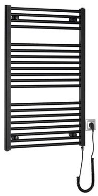 AQUALINE Električni radijator DIRECT-E, 600 x 960 mm, 400 W, crni mat