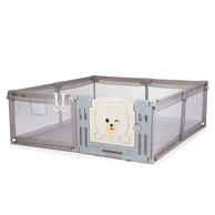 CHIPOLINO Ogradica za igru Amico, 180 x 200 cm, s vratima, Beige