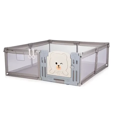 CHIPOLINO Ogradica za igru Amico, 180 x 200 cm, s vratima, Beige
