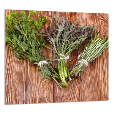 TMK Staklena zaštita za štednjak ili ploču za kuhanje 65x60, rosemary