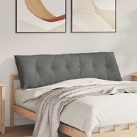 Jastuk za leđa, tamno sivi, 160 x 50 cm