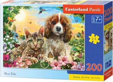 CASTORLAND Puzzle Najbolji prijatelji, 200 kom
