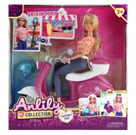 MASEN TOYS Lutka na skuteru s dodacima