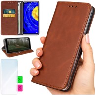 BLUEMOON Preklopna maskica za Oppo A38 4G / A18 4G, smeđa
