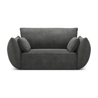 MAZZINI SOFAS Siva fotelja Vanda, 128x110x85 cm