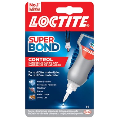 LOCTITE Trenutačno ljepilo Super Bond Control, 3 g, 2954966